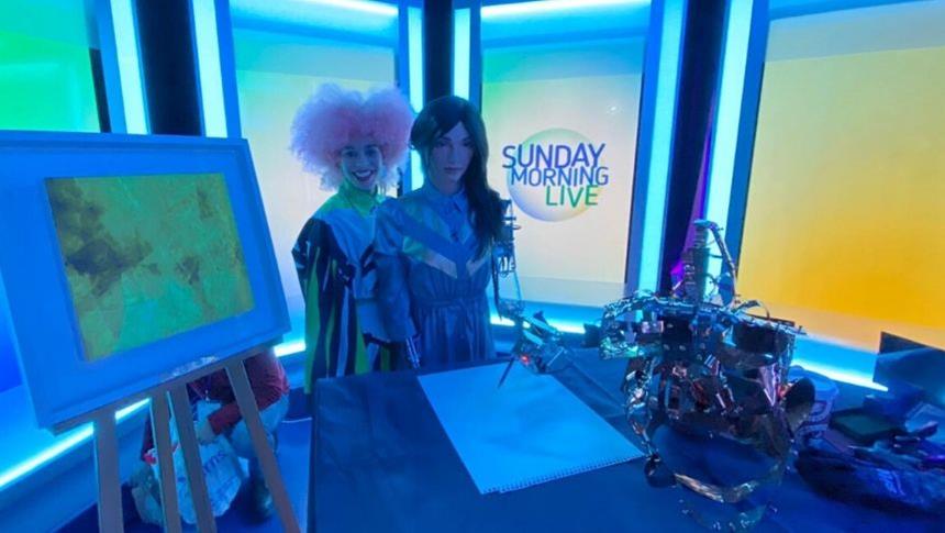 LCCA BA Fashion Design Course Manager talks to BBC about her collaboration with robot 'Ai-Da'